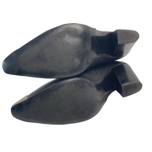 FREE PEOPLE x Ferylrobin  Sz 39 Ride or Fly Short Boots Modern Western in Black - Picture 10 of 13